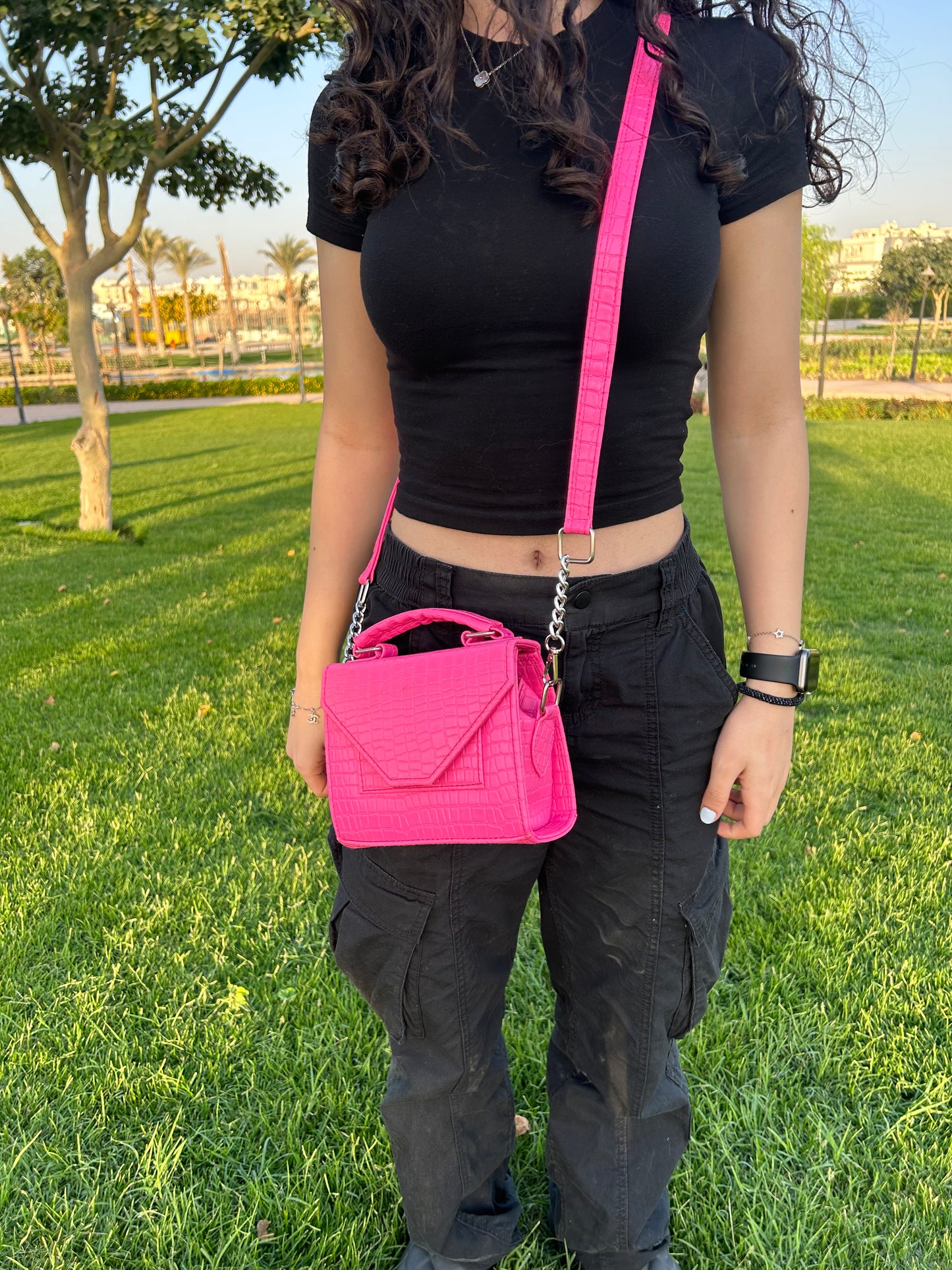 Pink Matte Mini Bag