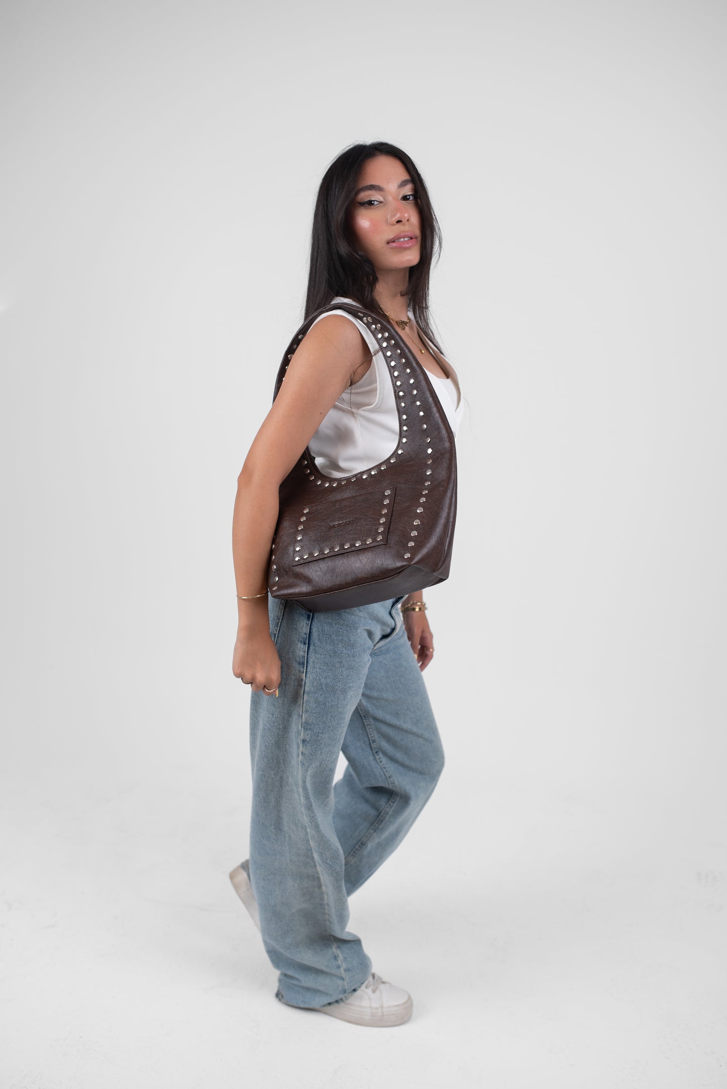 Brown Leather Azura bag