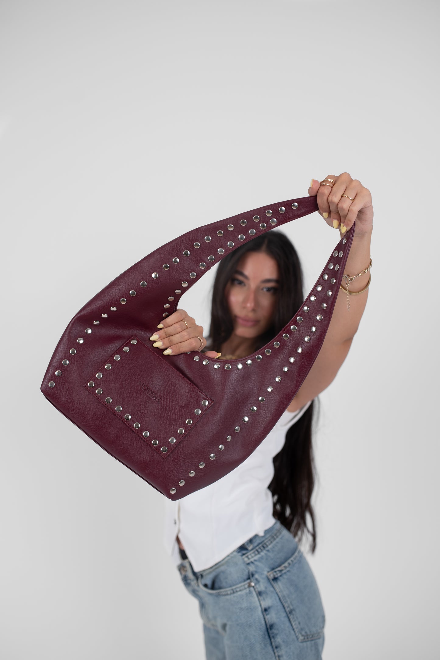 Burgundy Azura Bag