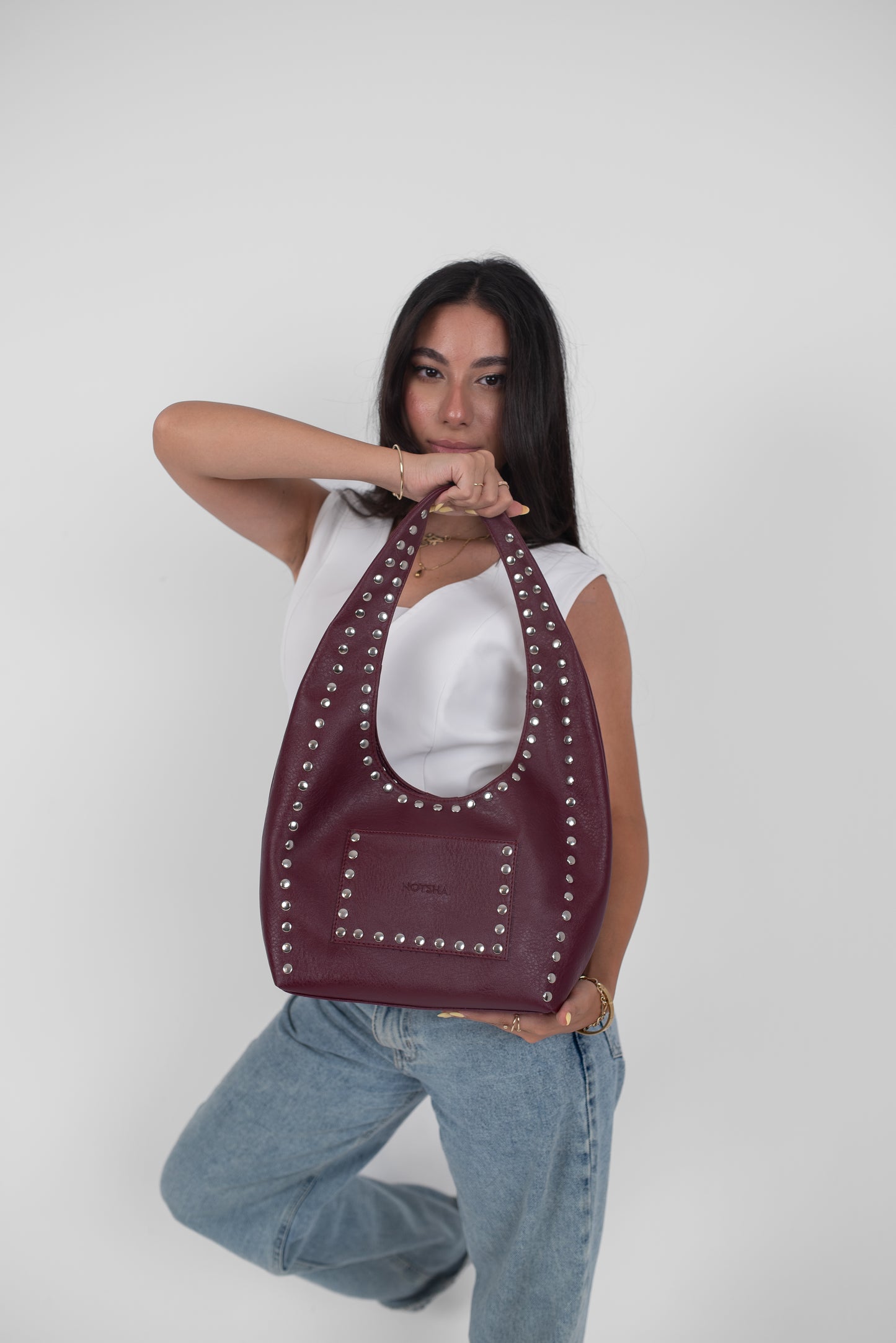 Burgundy Azura Bag