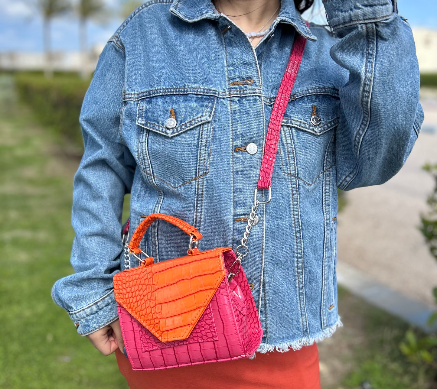 Pink x Orange Mini Bag