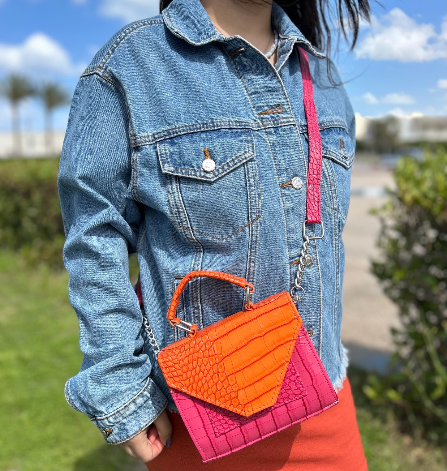 Pink x Orange Mini Bag