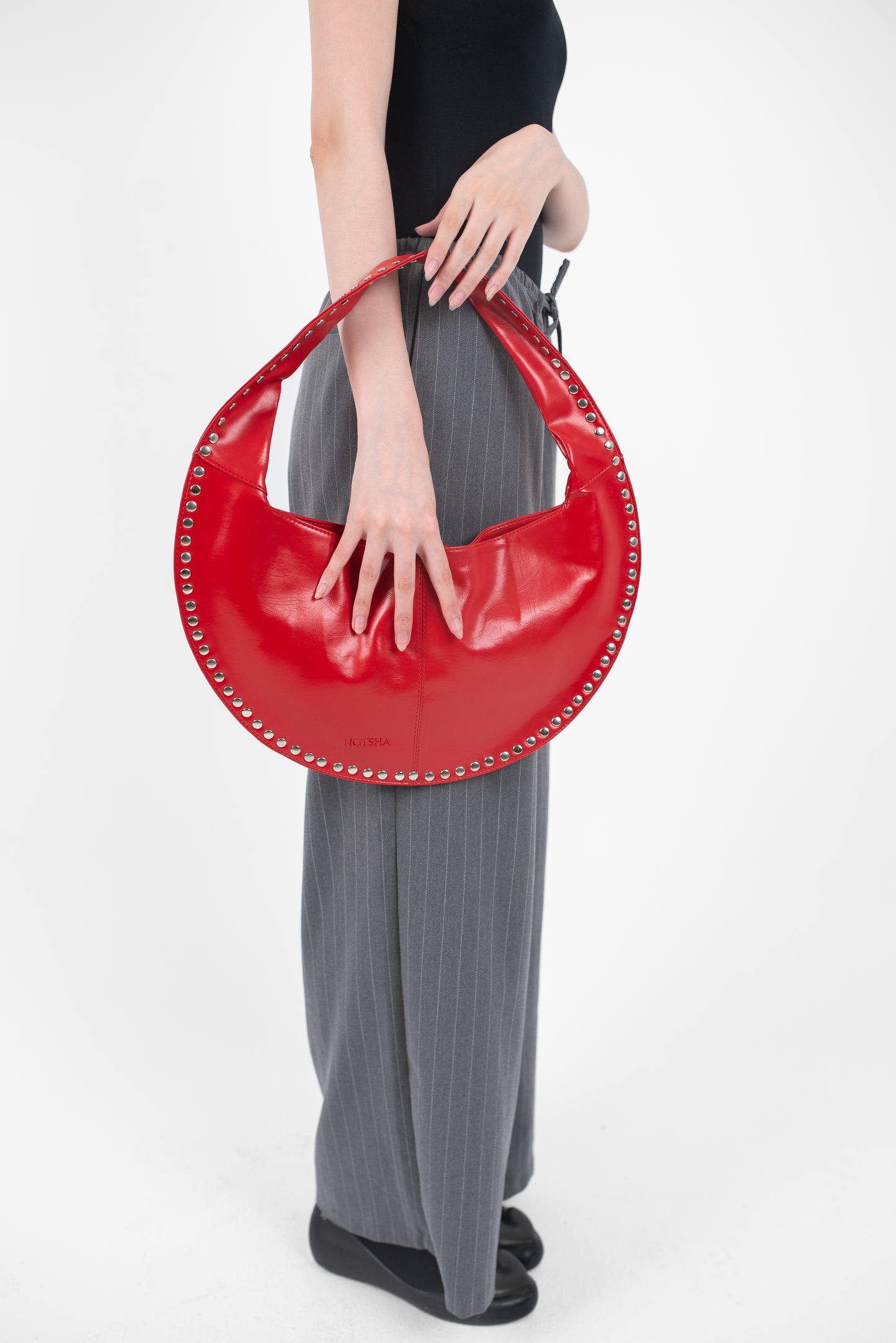 Red Leather Luna Bag