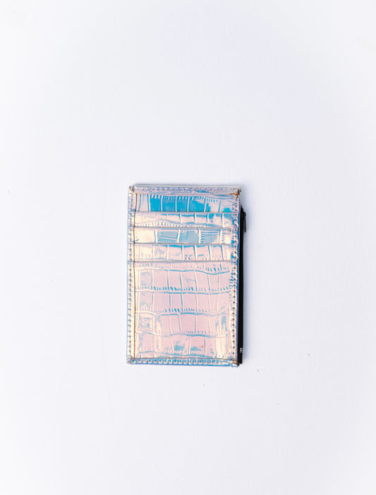 Holographic Zipper Cardholder