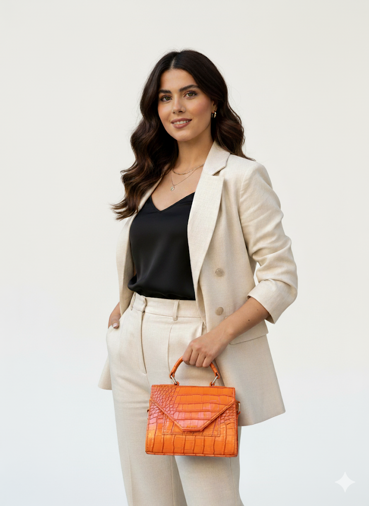 Orange Mini Bag