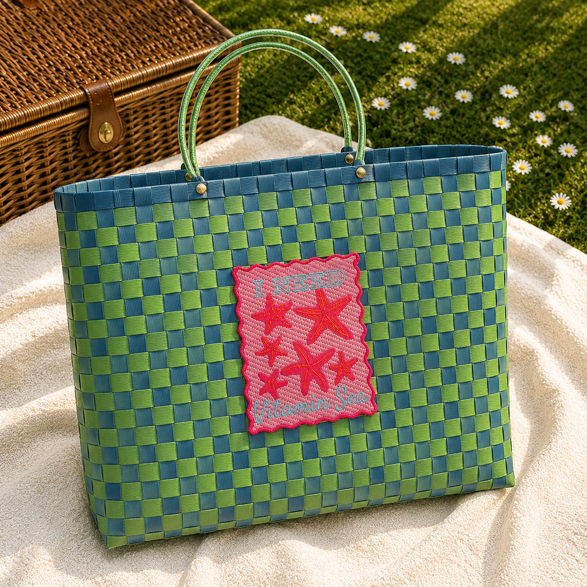 Aqua Lime Bag