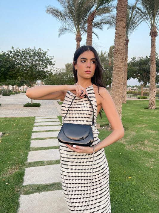 Black Verne Wave Bag