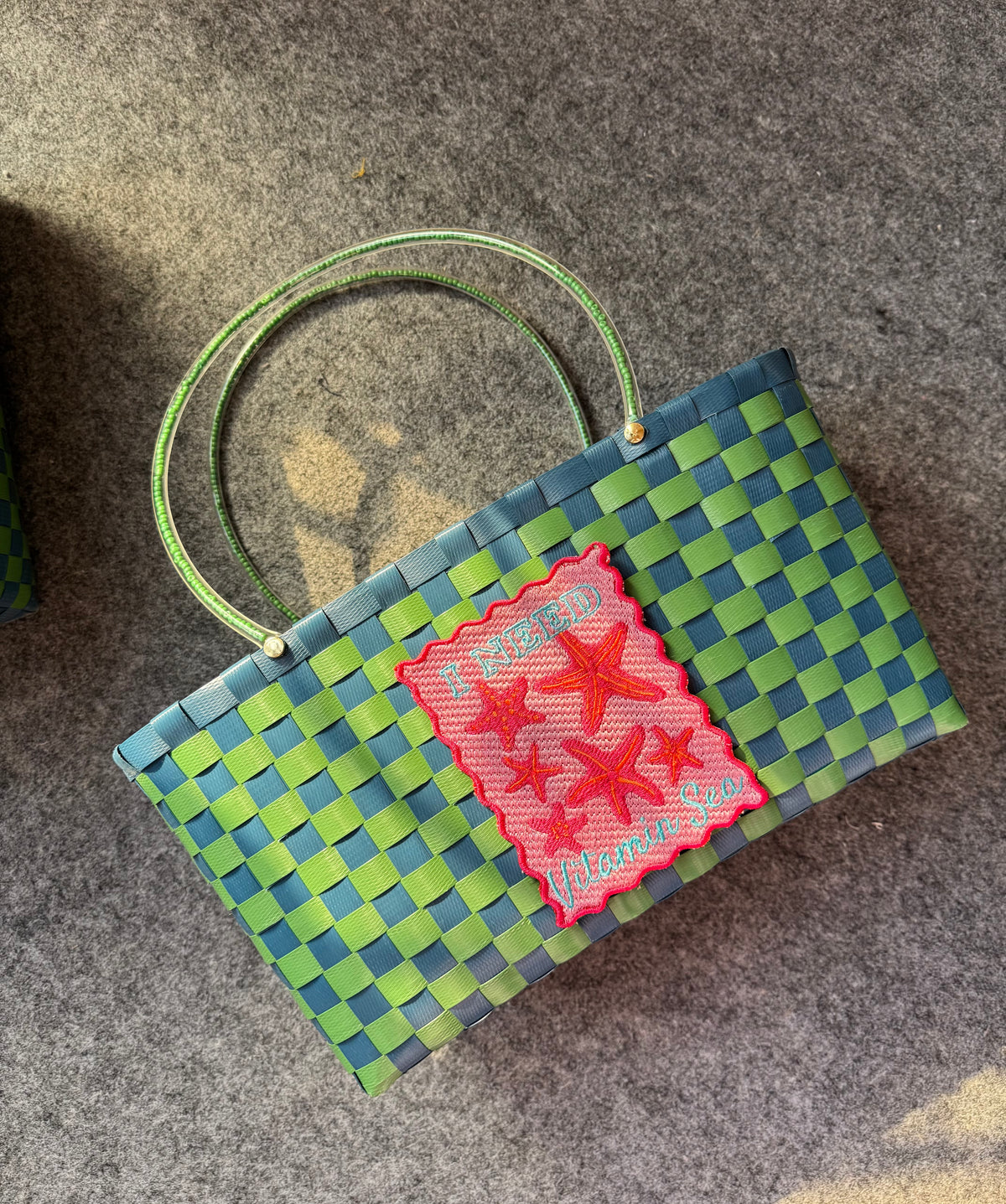 Aqua Lime Bag