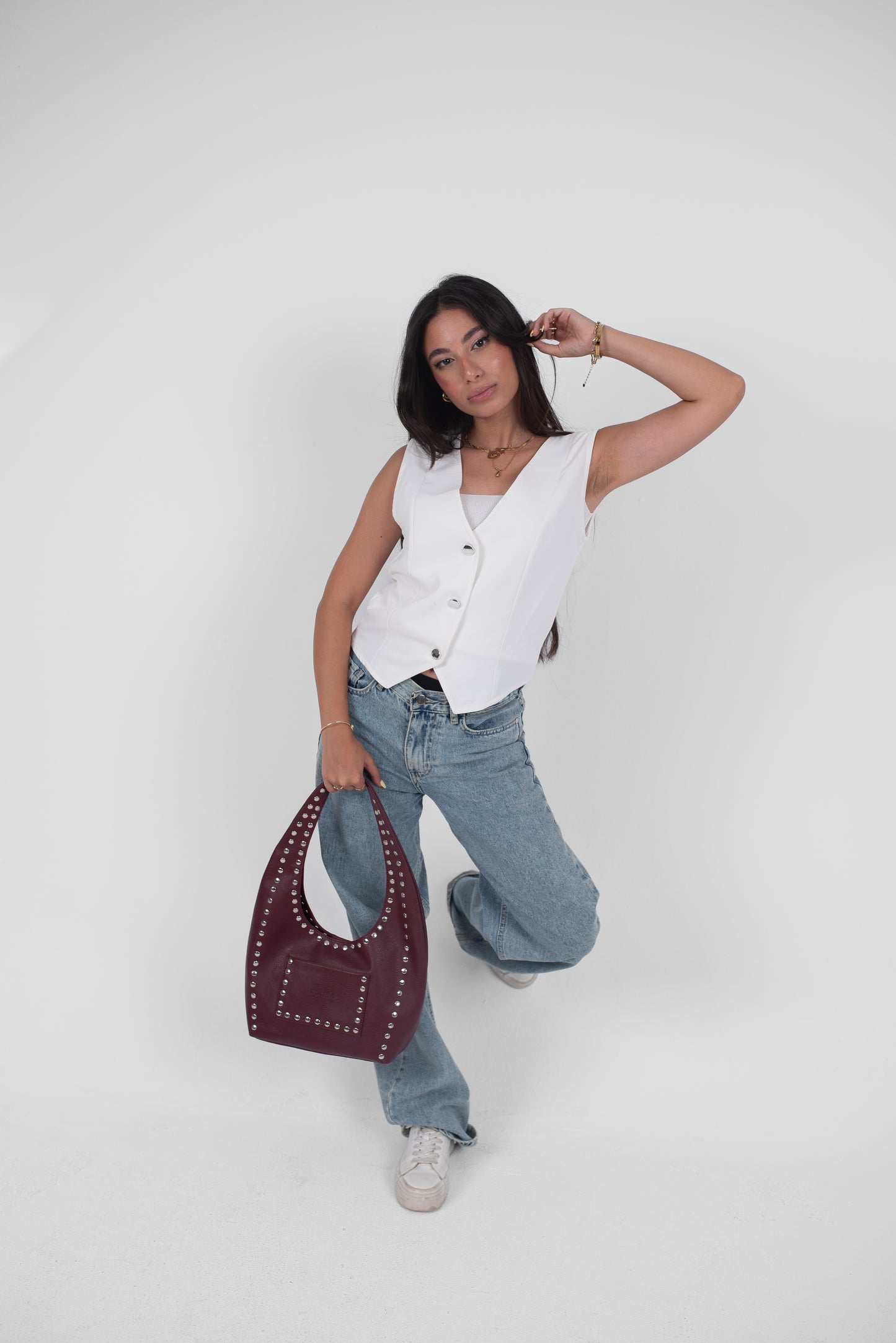 Burgundy Azura Bag