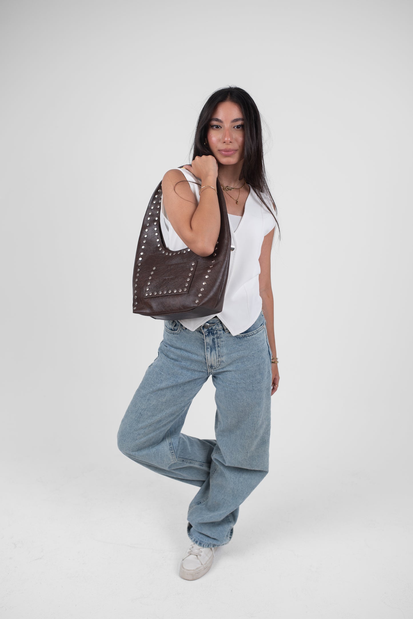 Brown Leather Azura bag