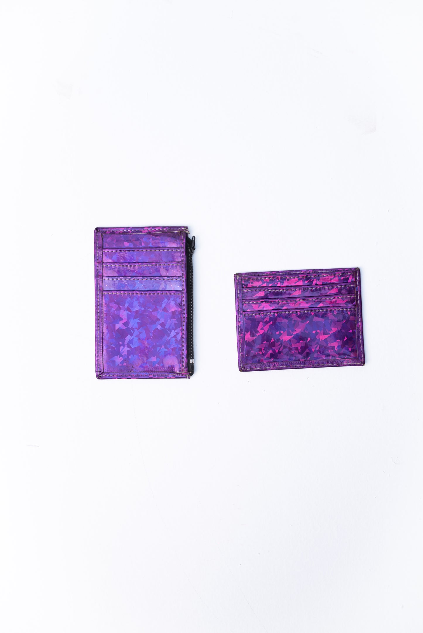 Purple Glitter Mini Cardholder