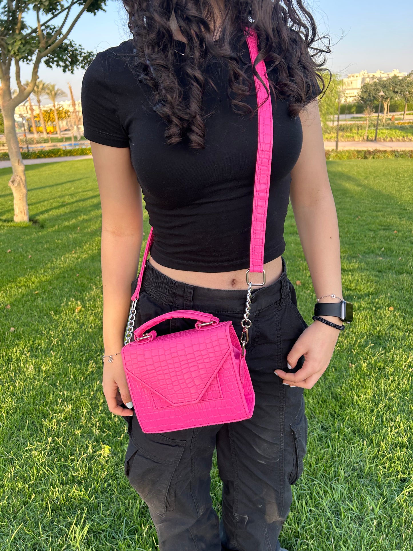 Pink Matte Mini Bag