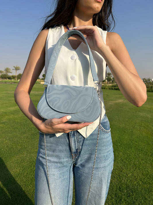 Baby Blue Wave Bag