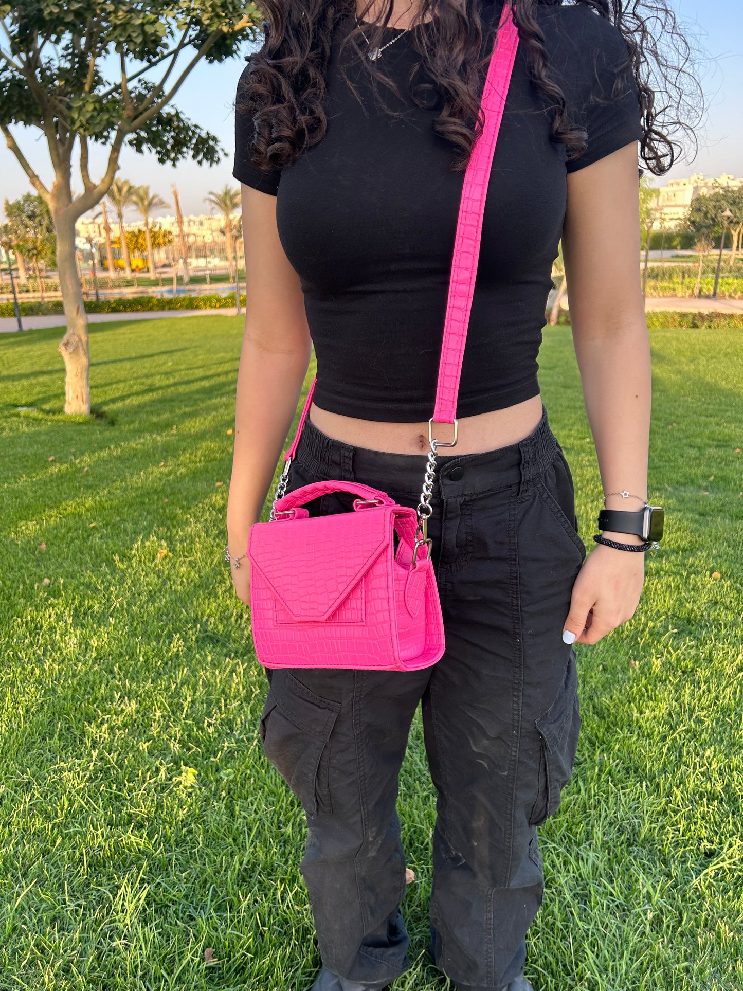 Pink Matte Mini Bag