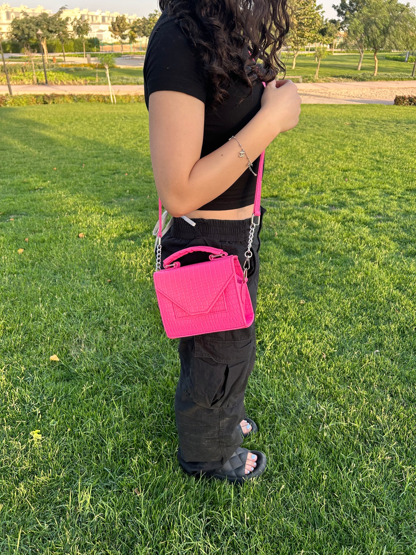 Pink Matte Mini Bag