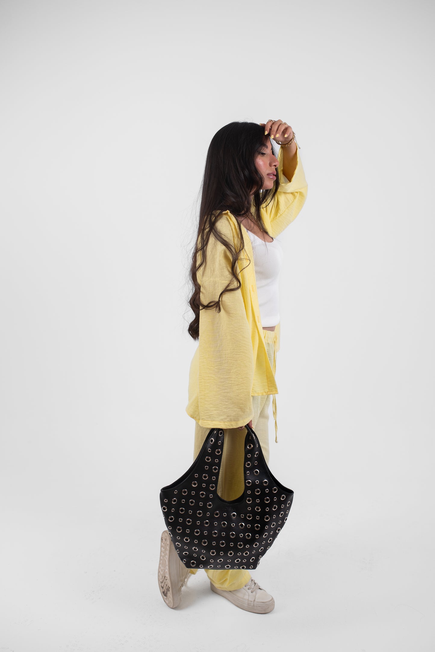 Black Leather Alura Bag