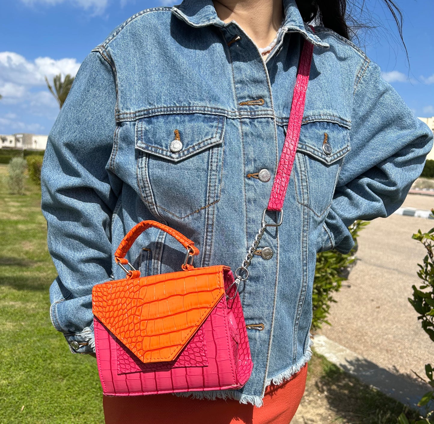 Pink x Orange Mini Bag