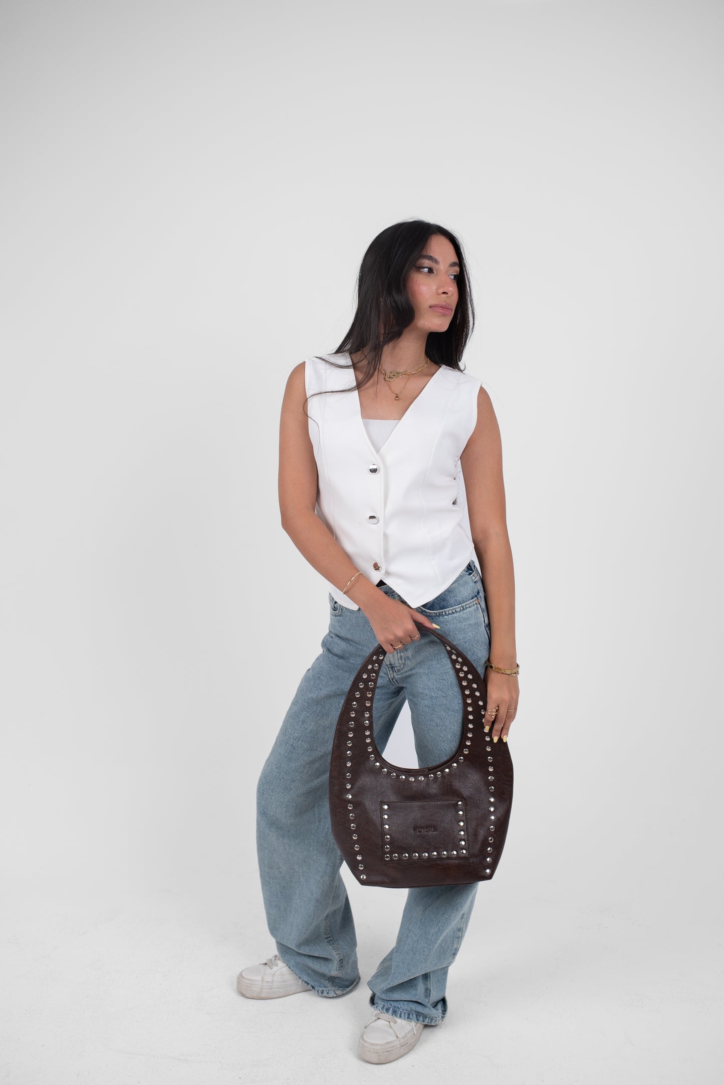 Brown Leather Azura bag