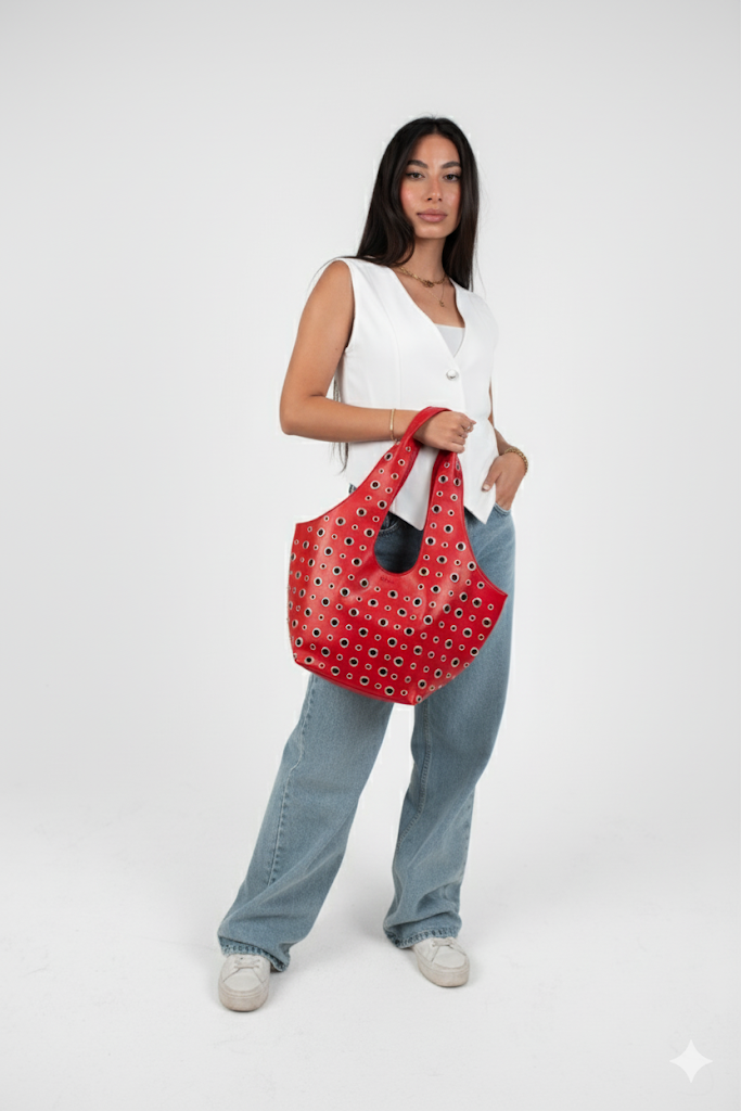 Red Leather Alura Bag