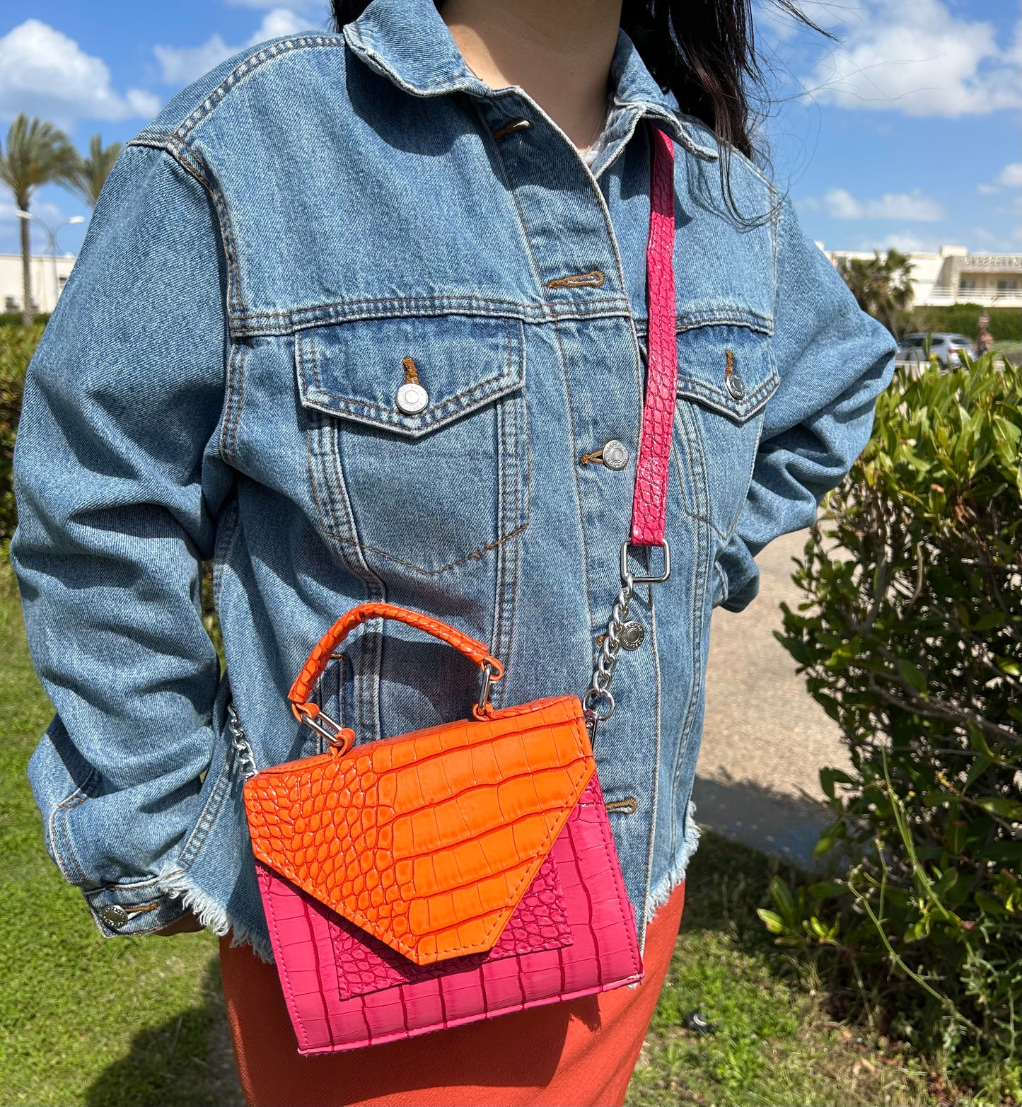 Pink x Orange Mini Bag