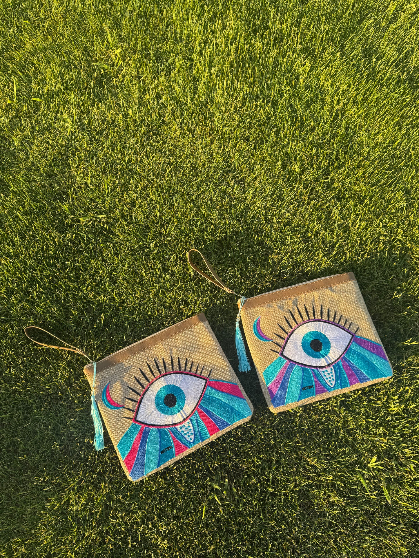 Purple evil eye - Clutch