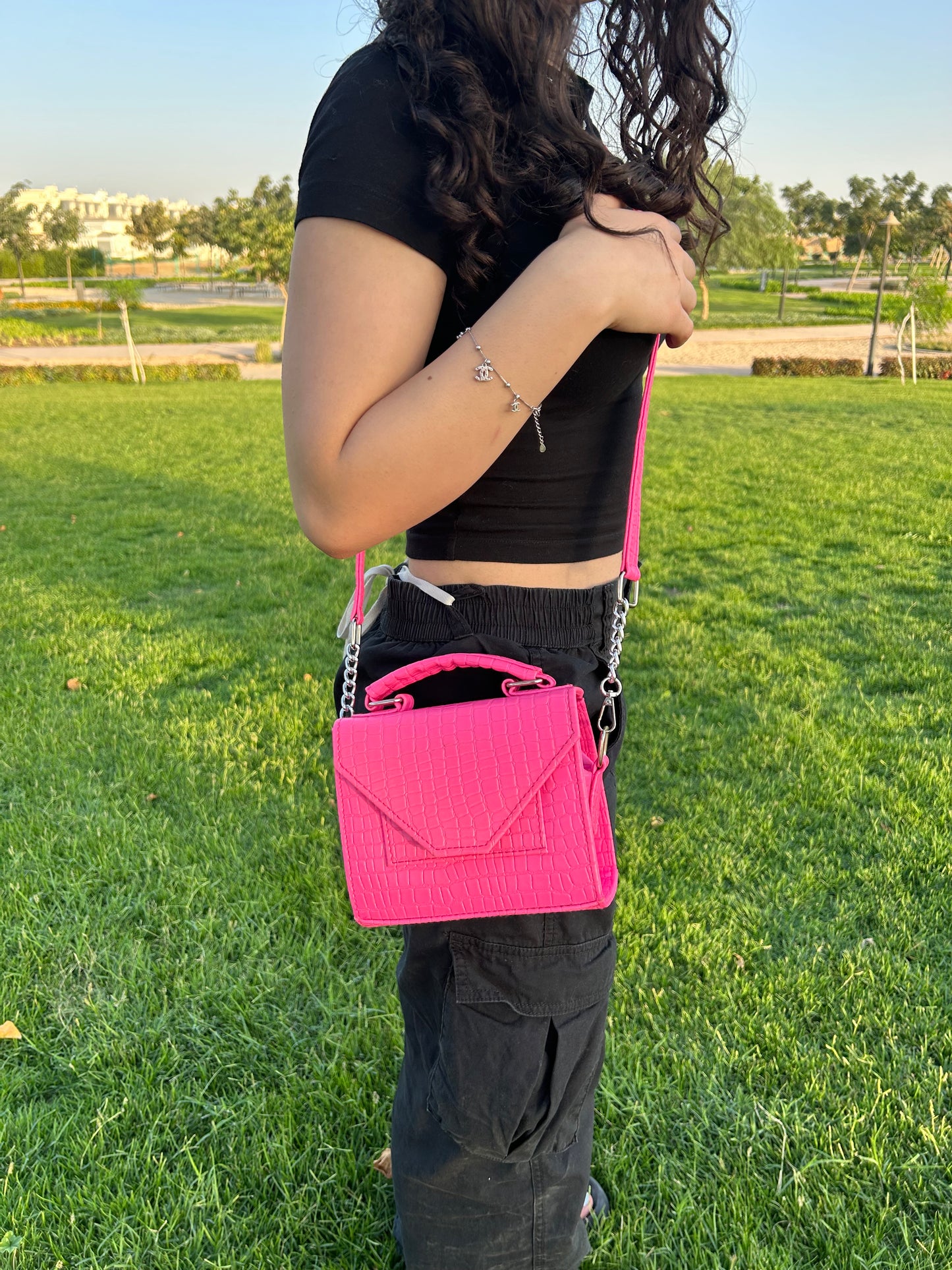 Pink Matte Mini Bag
