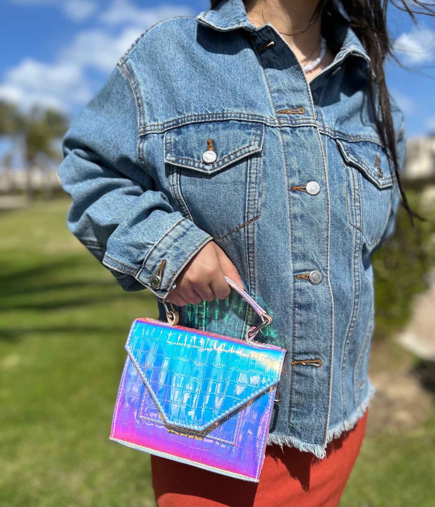 Holographic Mini Bag