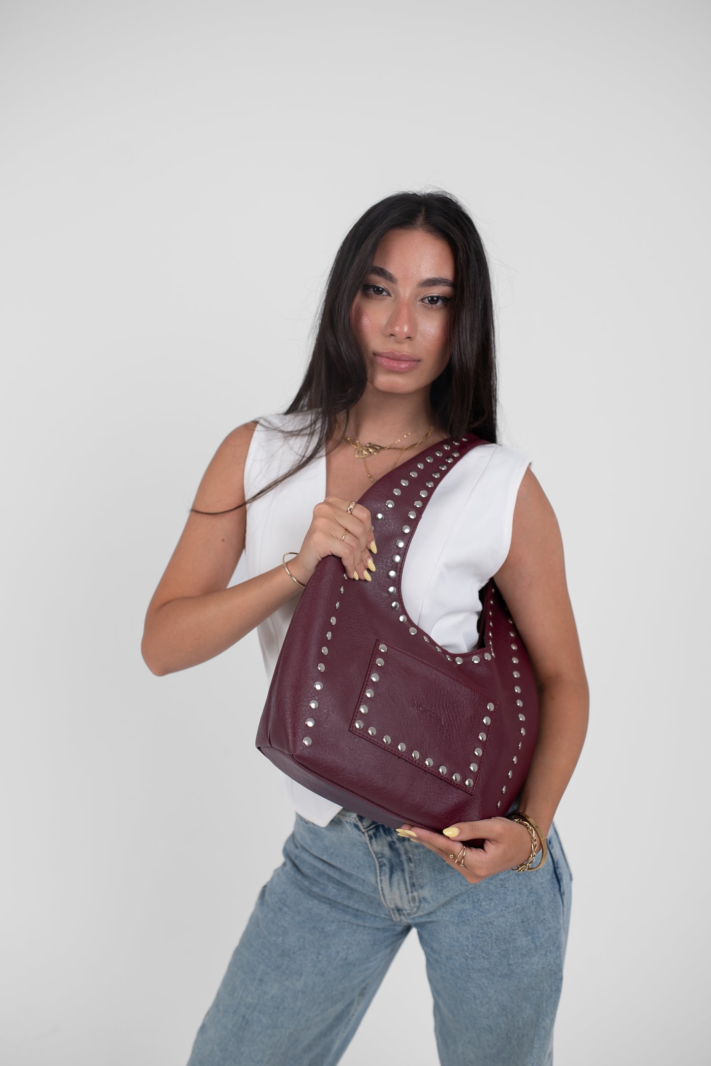 Burgundy Azura Bag